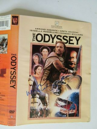 Signed Autographed Dvd The Odyssey - Armand Assante & Isabella Rossellini