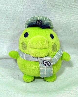 Tamagotchi Kuchipatchi 5 " Chubby Plush Doll Keychain Scarf Cap Bandai Wiz 2004