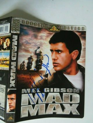Signed Autographed Dvd Mad Max - Mel Gibson