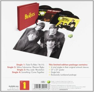 The Beatles Ltd.  Edition & Numbered 4 7 " Vinyl Singles W/ Poster Box Set