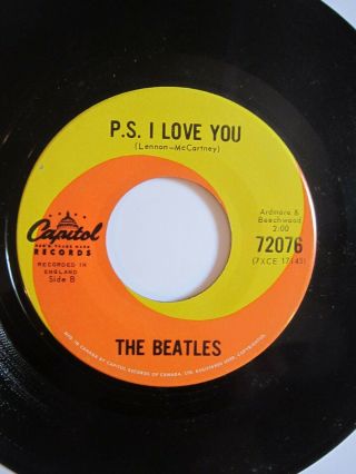 BEATLES - LOVE ME DO - ULTRA RARE CAPITOL CANADA 1ST STAMPERS 45 - RINGO ON DRUMS 3