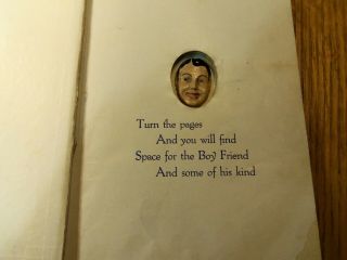 VINTAGE 1926 ' HER HIM BOOK ' KEEP TRACK OF BOYFRIENDS PERSONALITY & HABITS EXC. 2