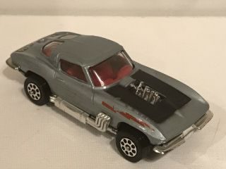 Diecast Vintage Corgi Toys Chevrolet Corvette Sting Ray Whizzwheels Made In Uk
