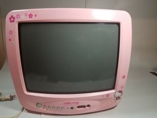 Hello Kitty Tv With Remote Control 13 " : Hktv 13 Gaming Crt