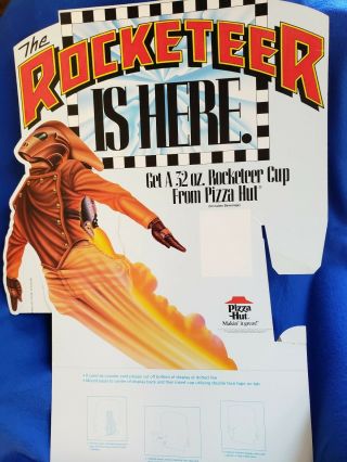 Disney The Rocketeer Pizza Hut Display And Touchstone Video Display