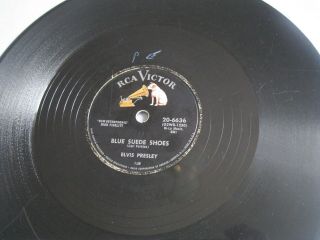 ELVIS PRESLEY 78 RPM BLUE SUEDE SHOES / TUTTI FRUTTI US RCA VICTOR 20 - 6636 6