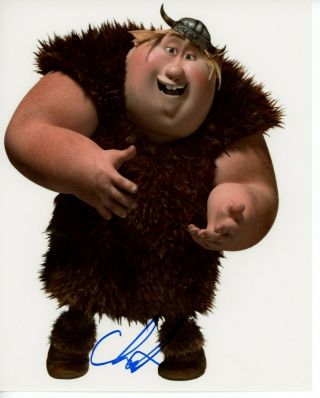 How To Train Your Dragon Signed 8x10 Photo - Christopher Mintz - Plasse Fishlegs