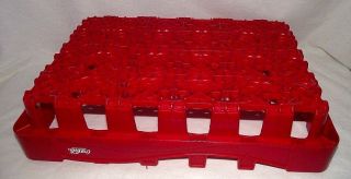 Coke Coca Carrier Cola Red Plastic Tray Handle Stackable Home Decor Garden Crate 5