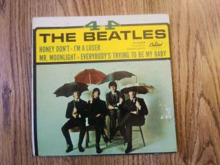 The Beatles ‘4 by 4’extended play 7” cover only USA 1964 in 2