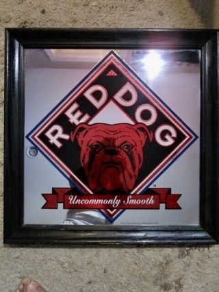 Red Dog Beer Pub Mirror For The Man Cave