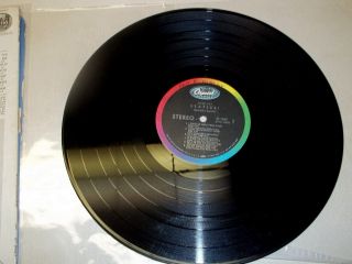 MEET THE BEATLES STEREO 1964 WAX IS VG,  OR HIGHER RARE 4 ON BACK WOODY 4
