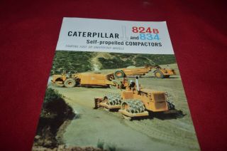 Caterpillar Cat 824b 834 Compactors Tractor Dealer 