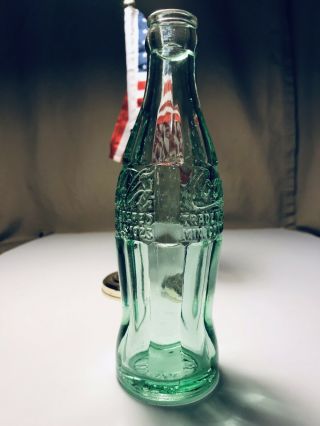 VINITA OKLA (Oklahoma) Patent 1923 Coca Cola Hobbleskirt Soda Coke Bottle 3