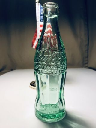 VINITA OKLA (Oklahoma) Patent 1923 Coca Cola Hobbleskirt Soda Coke Bottle 4