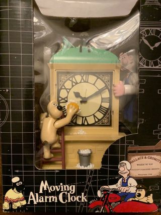 Wallace And Gromit A Close Shave Animated Alarm Clock (wesco 1998) /