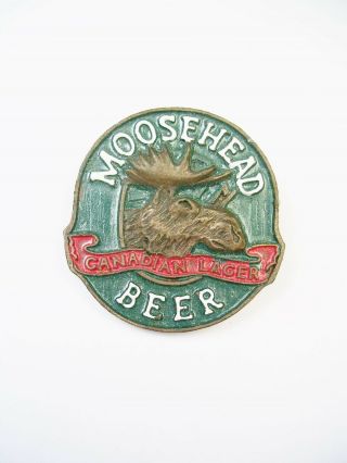 Vintage Moosehead Beer Pin Canadian Lager Brewery