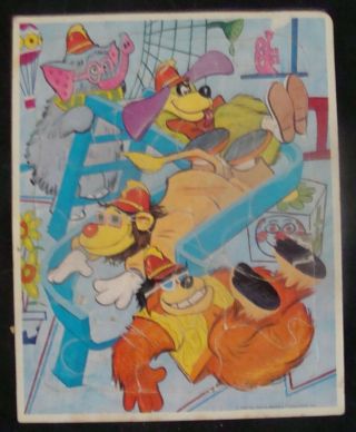 BANANA SPLITS frame tray puzzle complete 1969 3