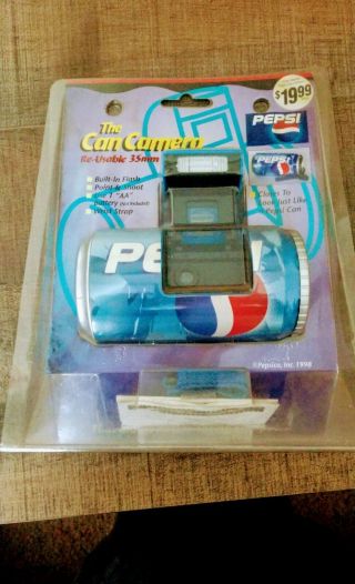 Vintage 35mm Pepsi Cola Can Camera - 1998 Football World Cup Advertising