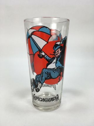 Vintage Pepsi Penguin Drinking Glass Cup 1976 Series