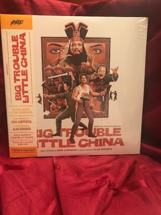 Big Trouble In Little China Movie Soundtrack 12 " 2xlp Black Vinyl Mondo