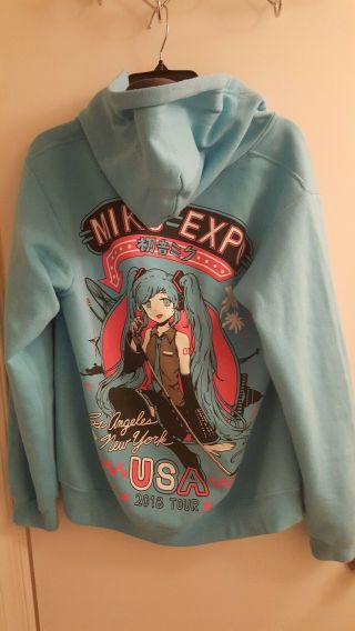 Omocat Hatsune Miku Expo Hoodie Jacket Unisex Small S Rare