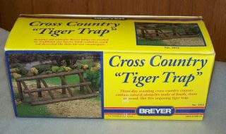 Retired Breyer Horse Cross Country Tiger Trap Jump - Accessory 2012