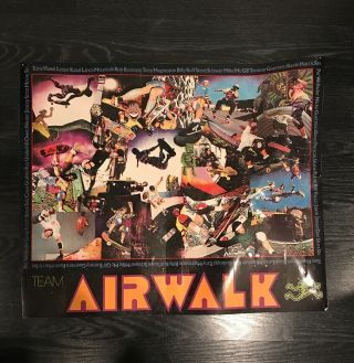 Airwalk Air Walk Shoes Skateboard Skate Poster Vintage 80s