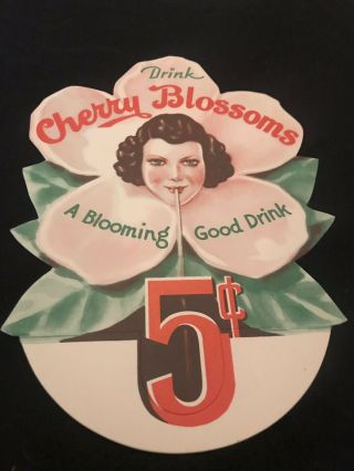 Vintage Cherry Blossoms 5c Bottle Stopper