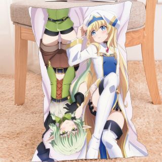 Anime Pillow Case Cover Anime Goblin Slayer Onna Shinkan Double Side 60x40cm