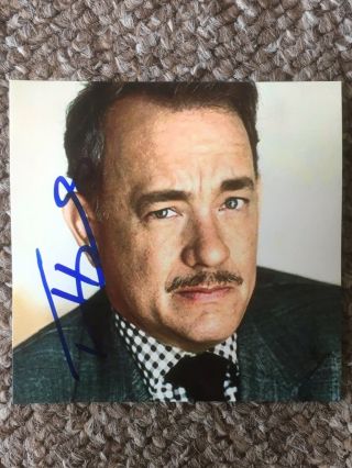 Tom Hanks Hand Signed Autograph Photo Actor - Item