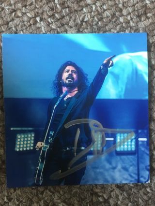 Dave Grohl Hand Signed Autograph Photo - Singer & Musician Foo Fighters Nirvana