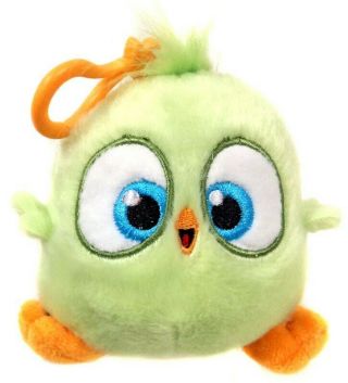 Angry Birds Hatchlings Light Green 4 - Inch Plush Clip On