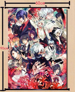 Anime Wall Scroll Poster Tokyo Ghoul:re Character Art Home Decor 60 90cm Gifts