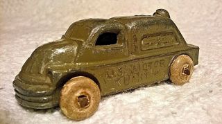 Vintage Barclay Slush Metal U.  S Motor Unit Toy