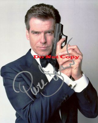Pierce Brosnan As James Bond Signed 8x10 Autographed Rp