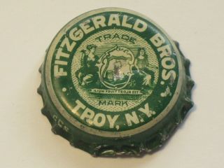 Fitzgerald Bros.  Troy N.  Y.  Crown/cork Bottle Cap