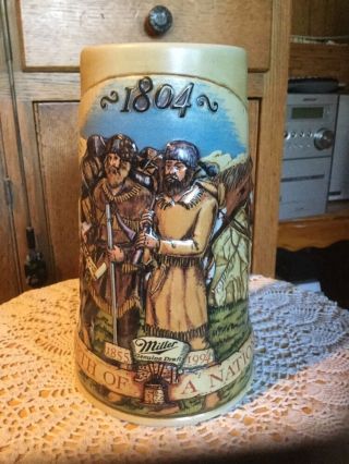 Miller High Life Beer Stein.  Birth Of A Nation.  Fourth In Series.