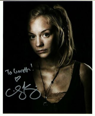 Emily Kinney Beth Greene,  The Walking Dead Signed 8 X 10 Photo