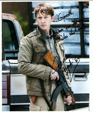 Jordan Woods Robinson Eric In The Walking Dead Signed 8 X 10 Photo