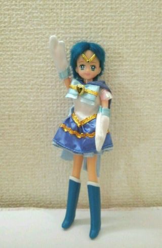 Sailor Mercury Mini Size Doll Figure With A Rare Costume Bandai