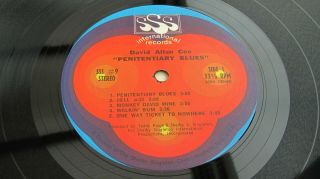 David Allan Coe Penitentiary Blues 1969 Us 1st Press Sss9 Near Audio