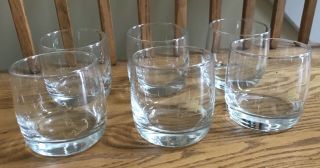 Set Of 6 Crown Royal State Of Massachusetts Old Fashioned Bar Glasses