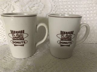 2 Vintage Tim Hortons Horton 8oz.  Royal Doulton England Coffee Mugs