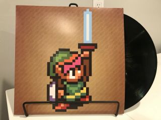 The Legend Of Zelda Link To The Past Soundtrack Vinyl Lp Record Black/gold