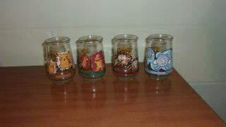 4 Welch ' s Pokemon Jelly Jar Glasses In 2