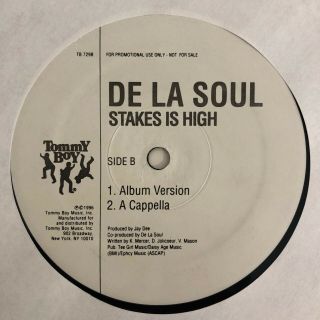 De La Soul - Stakes Is High b/w The Bizness Vinyl US 1996 2x LP Promo 4
