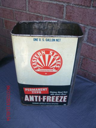 Vintage Eastern States Anti Freeze Can - 1950 