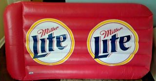 Huge Inflatable Miller Lite / Mgd Raft - Pool Float Blow Up Advertising Promo Ad