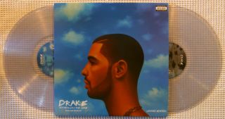 Drake Nothing Was The Same Limited 250 Deluxe Clear Vinyl 2lp Bonus Track Vg,