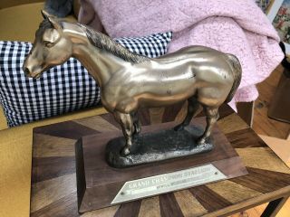 Vintage Grand Champion Stallion Trophy American Quarter Horse Association 1973